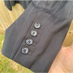 Ann Taylor  Women's Pinstripe Blazer Size 8 Multicolor Petites Workwear Tailored Photo 2