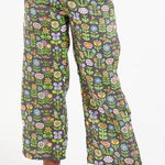 Nooworks  Awesome Blossom Carpenter Pants Multicolor Rainbow Floral Pants Medium Photo 0