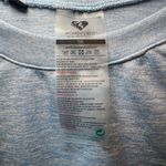 women's best Seamless Long Sleeve Athletic Crop Top Heather Blue Yoga Womens 2XL Photo 3