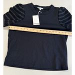 Splendid NEW  Sweatshirt Womens Medium Sequin Stretch Whimsigoth Dark Romantic Photo 6