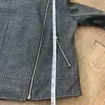 Ann Taylor Grey Plaid Zip Up Jacket Blazer ~ Pockets, Lined ~ Women’s Size 2 Photo 14