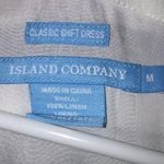 island company  Women’s Classic Shift Linen Striped Lightweight Sleeveless Dress Photo 8