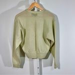 Liz Sport Lambswool V-Neck Sweater with Pocket (Made in Hong Kong, Size M) mint Photo 1