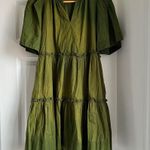 Sea New York Green Flutter Dress Size 4 Photo 0