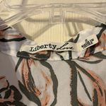 Liberty Love 3/4 Sleeve Dressy Professional Blouse Floral Small Photo 1