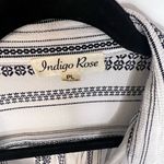 White and black striped Indigo Rose dress with belt and built in tank top Size undefined Photo 5