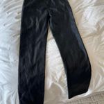 Motel Rocks Motel Jacinta Faux Leather Pants Black Size S High Waisted Straight Leg Photo 3