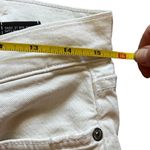 7 For All Mankind  white distressed bootcut jeans Photo 6