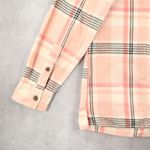 Duluth Trading Pink Flannel Plaid Lumberjack Cabin Work Adventure Shirt Large Photo 7