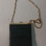 Lord & Taylor Blue Chain Crossbody Bag Classic Quiet Luxury Minimalist Preppy Photo 1