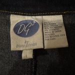 Diane Gilman  Navy Denim Blazer with Embroidery Photo 4