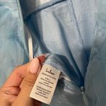 LULU’S Gorgeous Statement Blue Tulle Tiered Ruffled Maxi Dress Photo 7