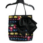 Brighton Take A Beau Big Bow Black Tote Shoulder Bag Purse Photo 0