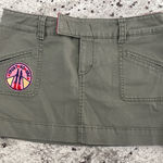 American Eagle America Eagle Y2K Trust No One Mini‎ Skirt Sz 8 Photo 0