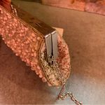 Nordstrom  evening Formal bag, purse, sparkly Beaded Blush Clutch Rtl $99 Photo 6