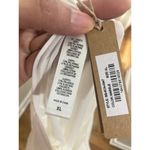 SKIMS Size XL Jelly Sheer Long Sleeve Bodysuit Top Scoop Neck Marble White NWT Photo 2