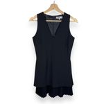 Front Row Shop Structured Crepe A-line Dress with Pleated Hem Photo 4