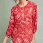 Anthropologie  Akemi + Kin Shirt Red Size L Photo 0