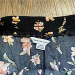 American Eagle  Outfitters Black Floral High Waist Shorts Photo 4