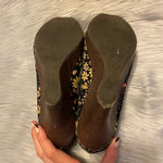 Shiekh  Tan & Black Floral Open Toed Wedge Photo 7