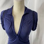 Clu women’s medium stretchy body con dress navy blue Photo 2