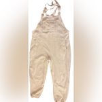 Loose Fit Winter Sherpa Cream Overalls Size 2X Photo 1