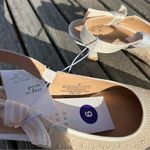 A New Day Women's Milan Slingback Heels -  size 6 cream nwt pearl wedding summer Photo 2