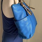 Michael Kors Cerulean Blue Leather Jet Set Full Size Shoulder Tote Bag Carryall Photo 1