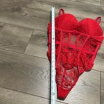 Victoria's Secret Victoria’s Secret Bombshell Red Lace Teddy Bodysuit (Flaw) Size Large Photo 11