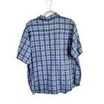 Mickey unlimited  Vintage Blue Plaid Embroidered Button Front Shirt Womens 18/20W Photo 4
