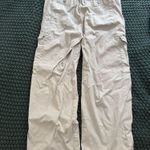 American Eagle  stretch mid-rise baggy wide leg cargo pants Photo 1