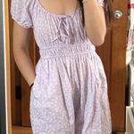 Purple Floral Romper Photo 1