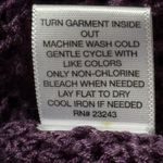 Soho New York Jeans Purple Crochet Knit Long Sleeve V Neck Tunic Top Size M Photo 7