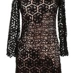 Yoana Baraschi Crochet Lace Fusion Cocktail Dress Photo 0