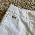 Lacoste made in France super cute linen blend poplin pleated skirt Photo 1