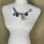 Kenneth Cole  New York Silver Tone Toggle Charm Bracelet Photo 3