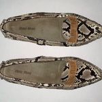 Miu Miu Prada Size 5 Python Flats Snakeskin Slip On Moccasin Pointed Toe Loafers Photo 10