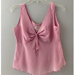 Jams World Voile Babydoll Tank Top Size S Pink Lightweight Fairy Beach Sheer Photo 14