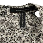 BCBG MaxAzria Ruffle Top Halter Neck Gray Size Small Blouse Photo 3