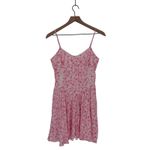 Sky to Moon Pink Floral Lace Trim Cami Dress Size L Size L Photo 1