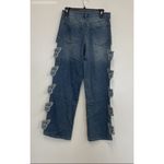 Forever 21  Baggy Denim Butterfly Denim Pants. - Size‎ 26 Photo 4