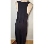 Forever 21 black long maxi dress high low Photo 4