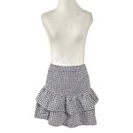 Nation Ltd Nili Party Mini Skirt in Gingham Size XS Smocked Ruffle Tube Top Photo 2