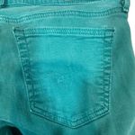 Adriano Goldschmied Teal Blue Stevie Ankle Slim Straight Denim Jeans Women Sz 27 Photo 9