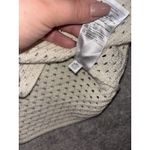 Vince Open Stitch Short Sleeve Cotton Sweater crochet style ivory medium Photo 5