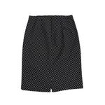 Philosophy  Black White Polka Dot Pencil Skirt Above Knee Fitted Size Women's 6 Photo 1