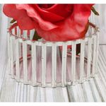 Cute Silver Tone Wide Bar Bangle Cuff Bracelet One Size Form to Fit Photo 8