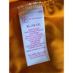 No Boundaries  Orange/White Crocheted Bikini Top Size‎ XL Straps Tie Lined Photo 4