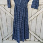 Vintage dress long sleeve with stripes 60s 70s Photo 5