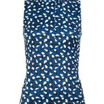 J.LINDEBERG Dena Print Sleeveless Golf Top Moroccan Blue Animal Women’s Small Green Photo 4